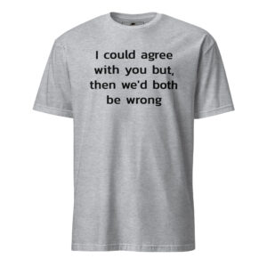 I could agree